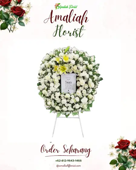 Krans Bunga Duka Paya Bakong